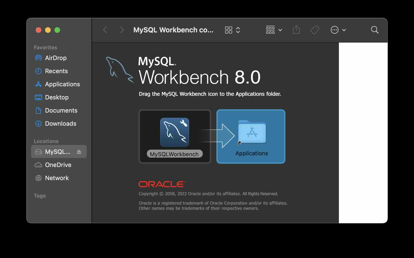MySQL Workbench Installer for Mac